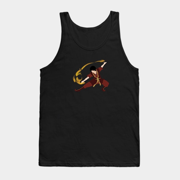 Zuko Fire bending Tank Top by angiedf28